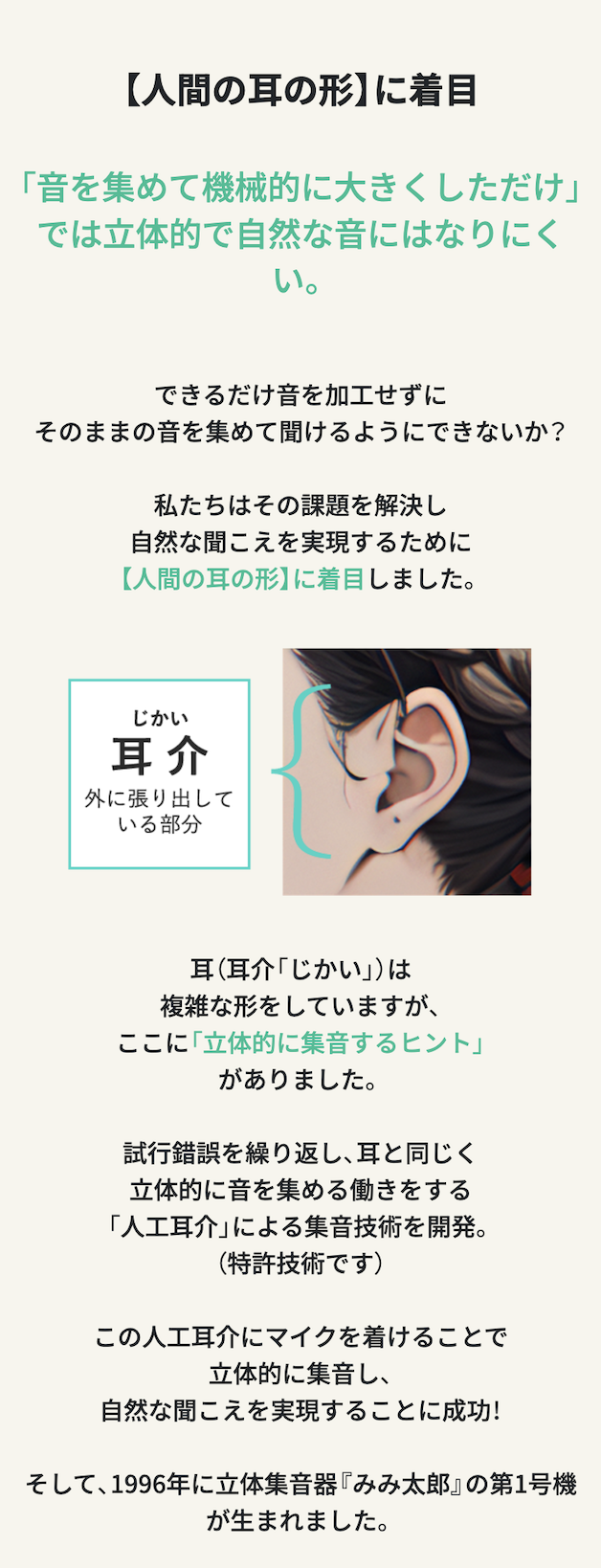 耳の形
